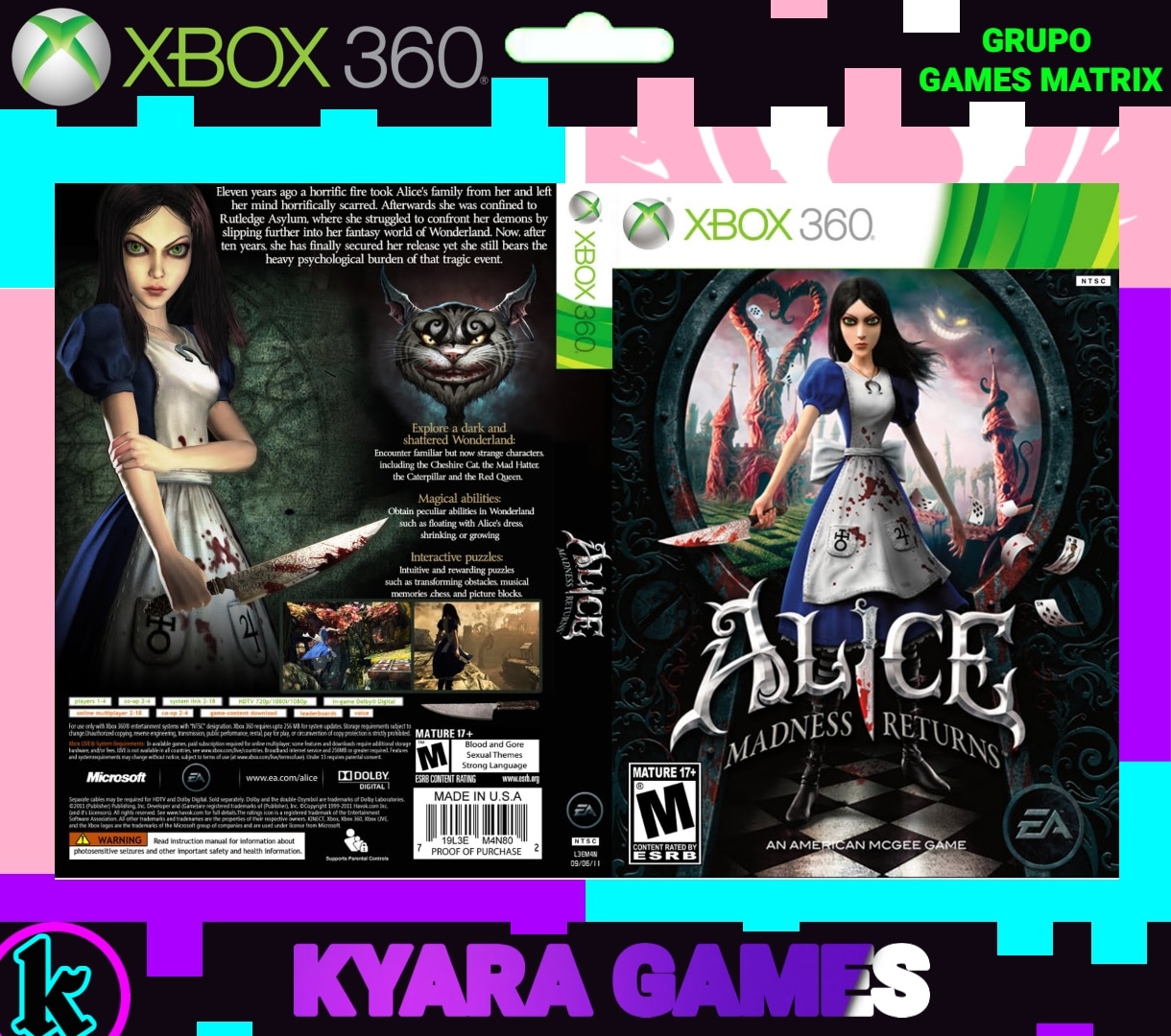 Jogo Alice Madness Returns – Xbox 360 – Download Da Live – Alabam