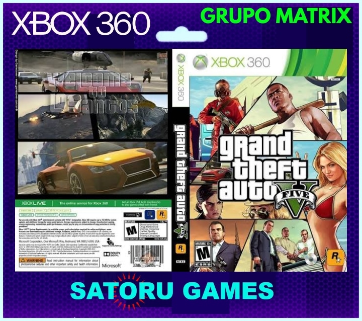 GRAND THEFT AUTO V ( GTA V ) Xbox 360 (Mídia Digital – Alabam