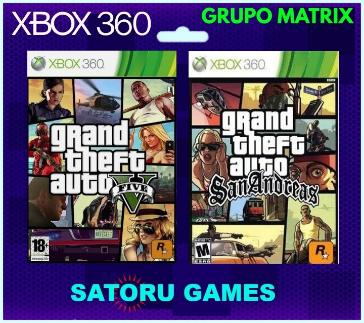 Kit 2 Jogos GTA IV + GTA V Xbox 360 Mídia Digital Original – Alabam