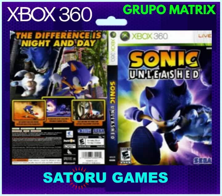 SONIC UNLEASHED Midia Digital [XBOX 360] - WR Games Os melhores jogos estão  aqui!!!!