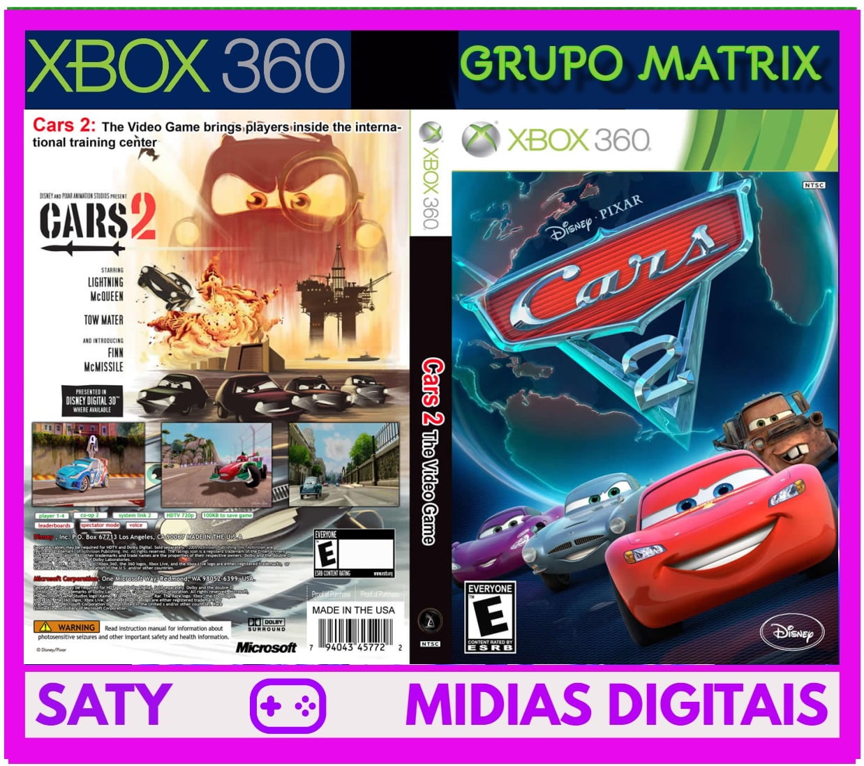 CARS 2: The Video Game - XBOX 360 