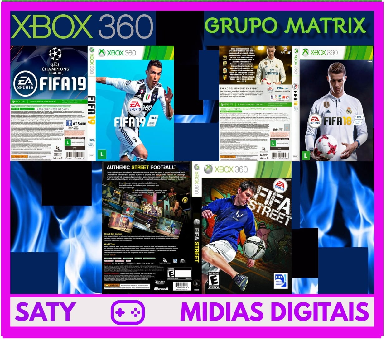 Jogo Fifa Street 3 - Xbox 360 - Mídia Física - Original